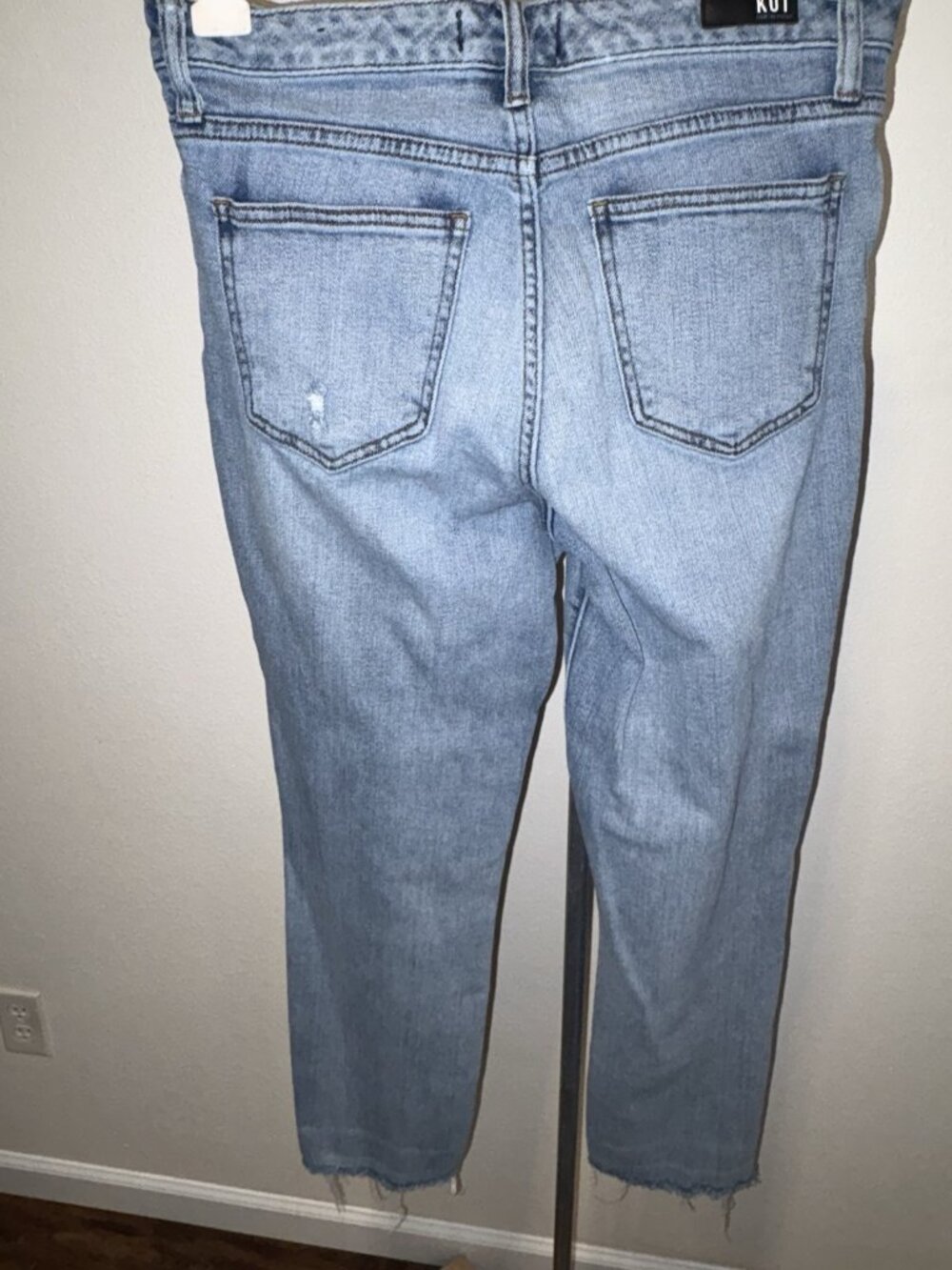 Kut from the Kloth Women's Straight Ankle Jeans Size 6 Button Fly - Picture 8 of 12